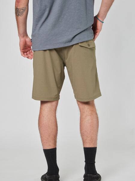 Short Verde Híbrido Hombre