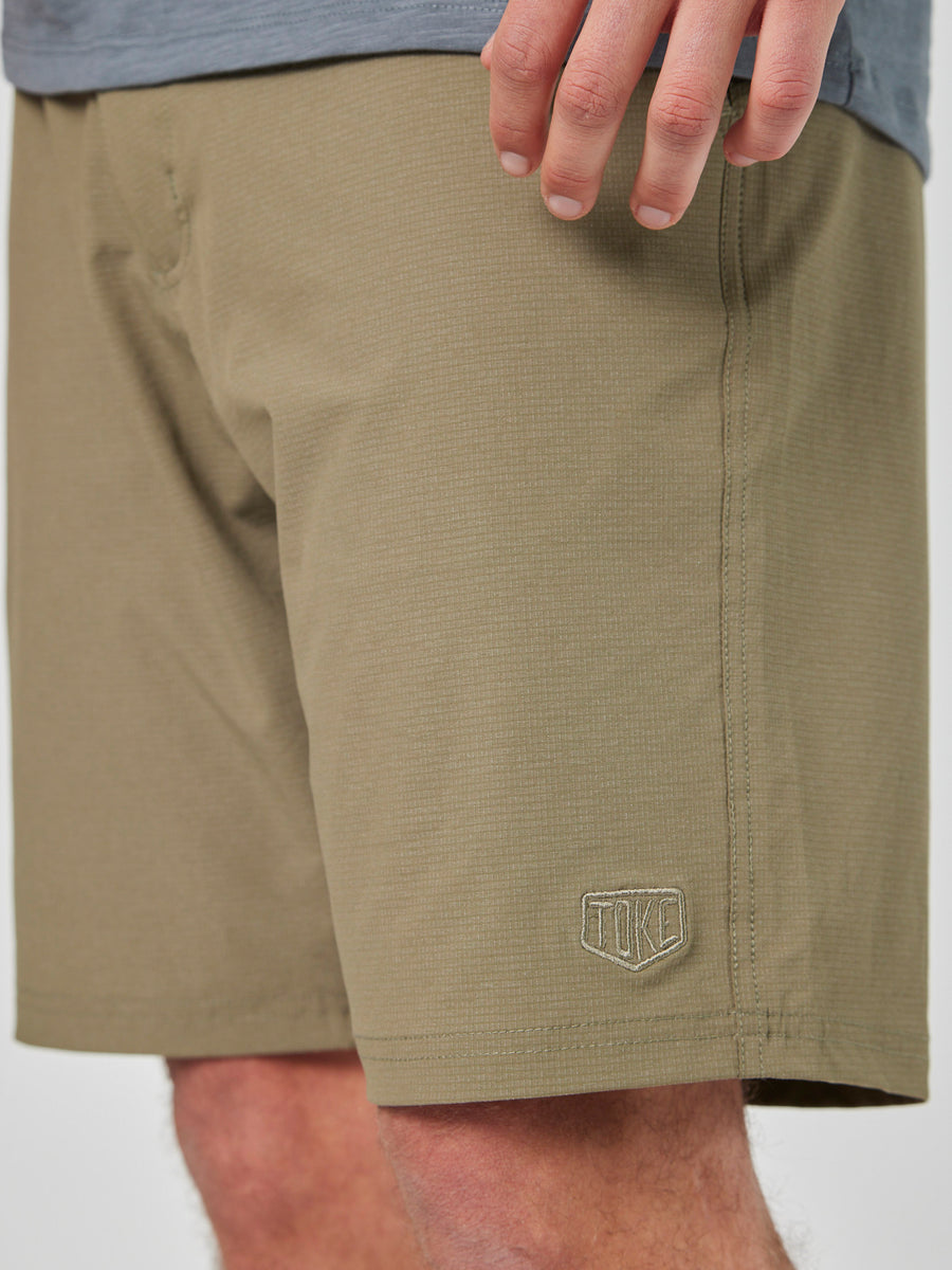 Short Verde Híbrido Hombre