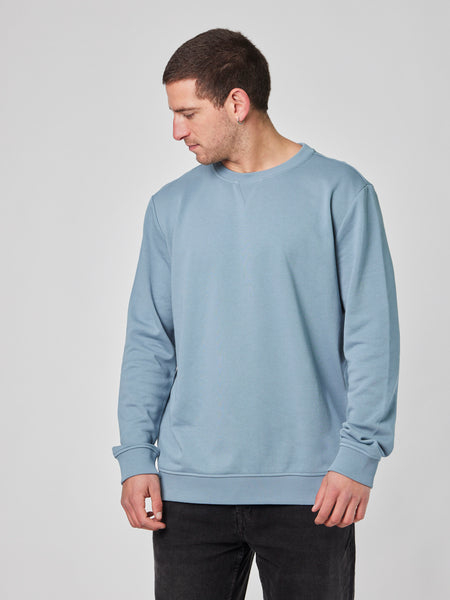 Poleron Celeste Hombre Crew