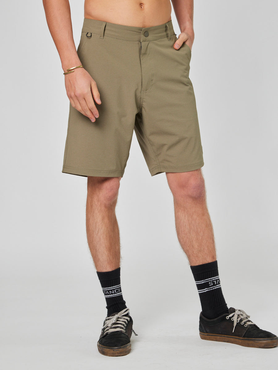 Short Verde Híbrido Hombre