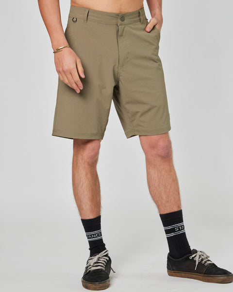 Short Verde Híbrido Hombre