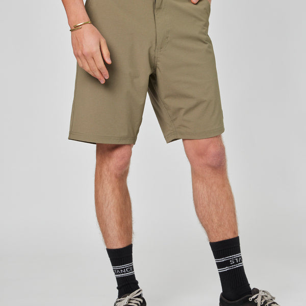 Short Verde Híbrido Hombre