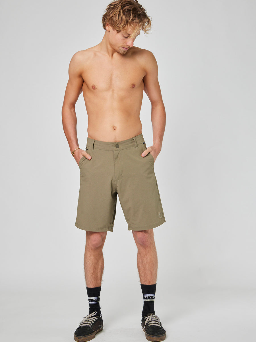 Short Verde Híbrido Hombre