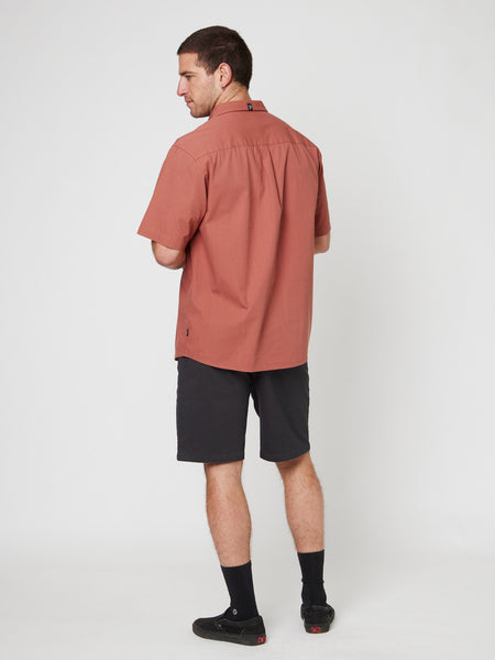 Camisas Burdeo Hombre Solid