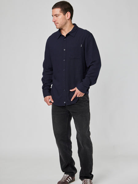 Camisa Azul Hombre Clutch