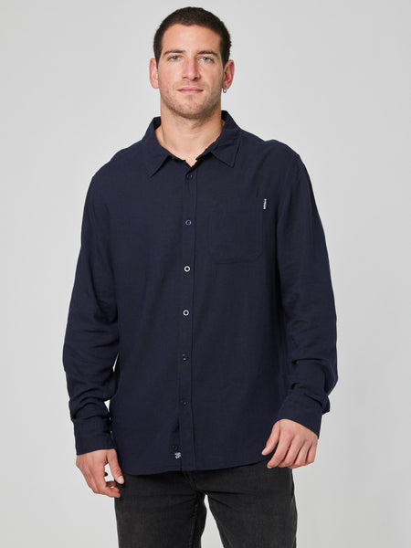 Camisa Azul Hombre Clutch