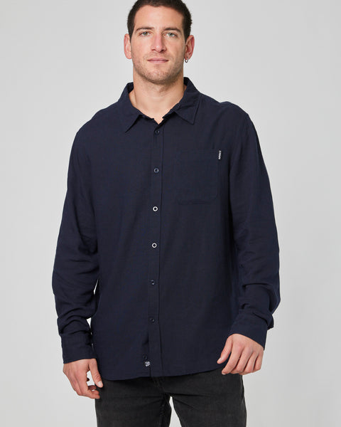 Camisa Azul Hombre Clutch