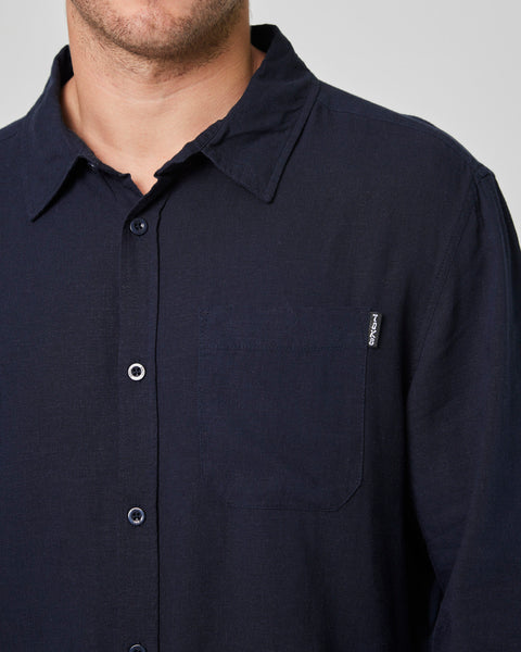 Camisa Azul Hombre Clutch
