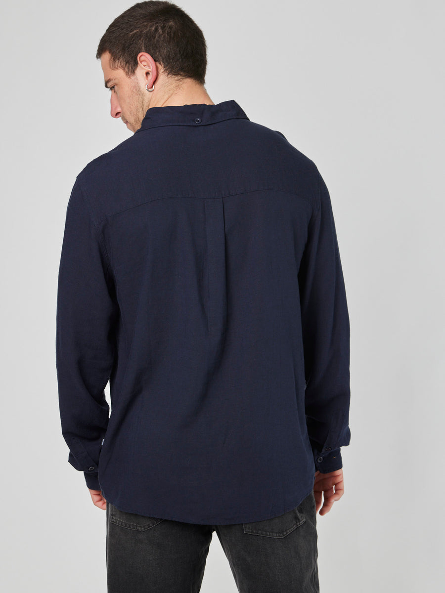 Camisa Azul Hombre Clutch