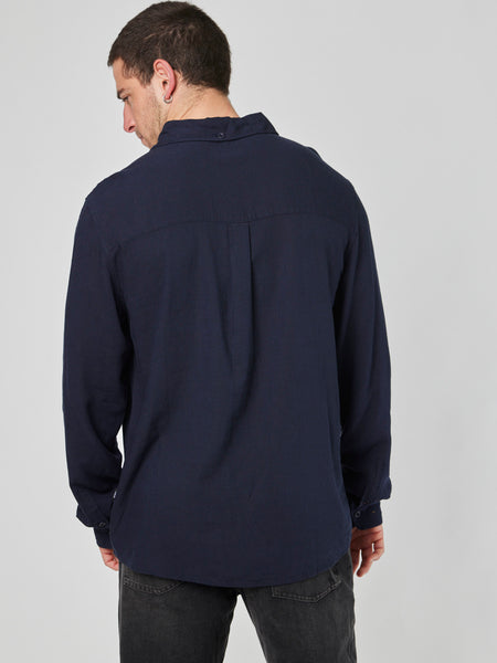 Camisa Azul Hombre Clutch