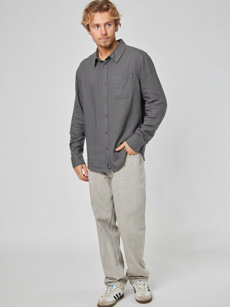 Camisa Gris Hombre Clutch