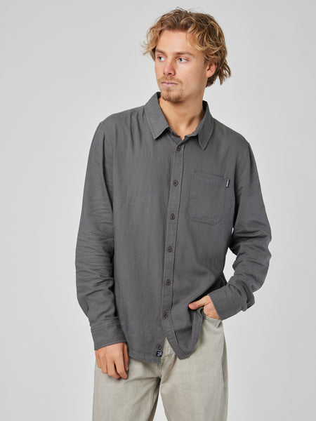 Camisa Gris Hombre Clutch