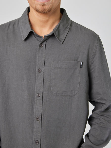 Camisa Gris Hombre Clutch