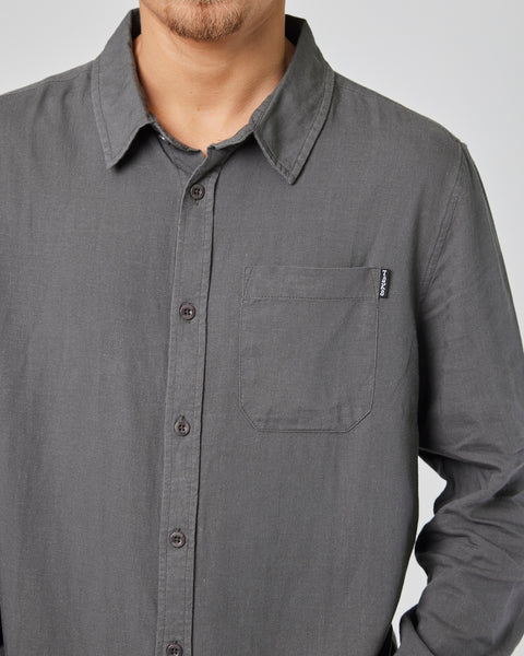 Camisa Gris Hombre Clutch