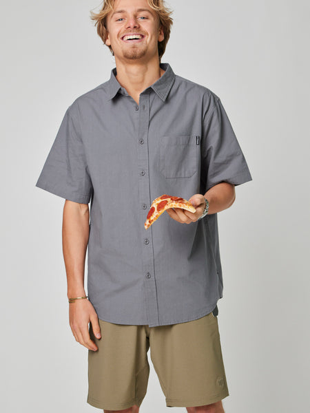 Camisa Gris Hombre Solid