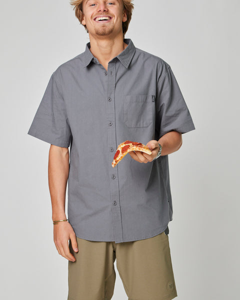 Camisa Gris Hombre Solid