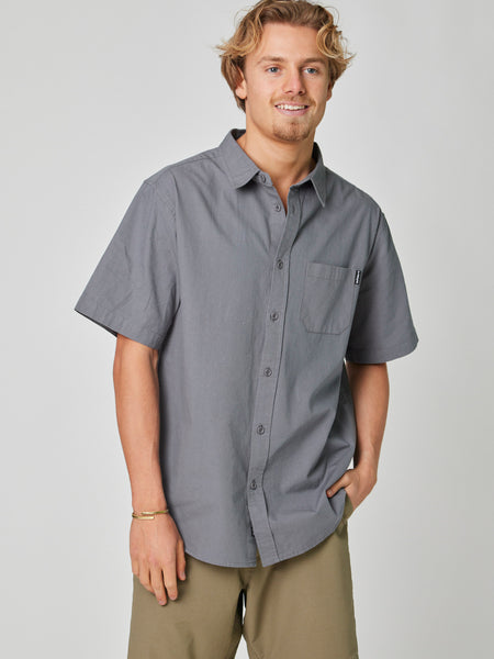 Camisa Gris Hombre Solid