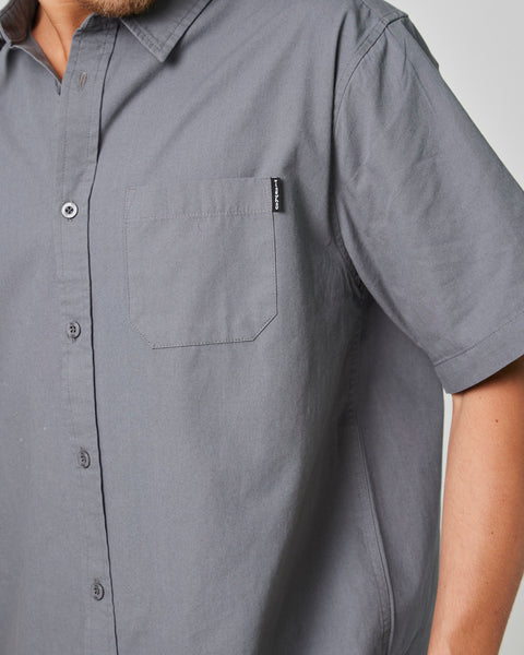 Camisa Gris Hombre Solid