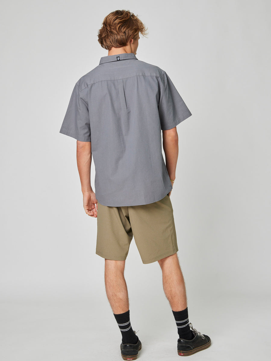 Camisa Gris Hombre Solid