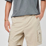 Short Beige Cargo Hombre