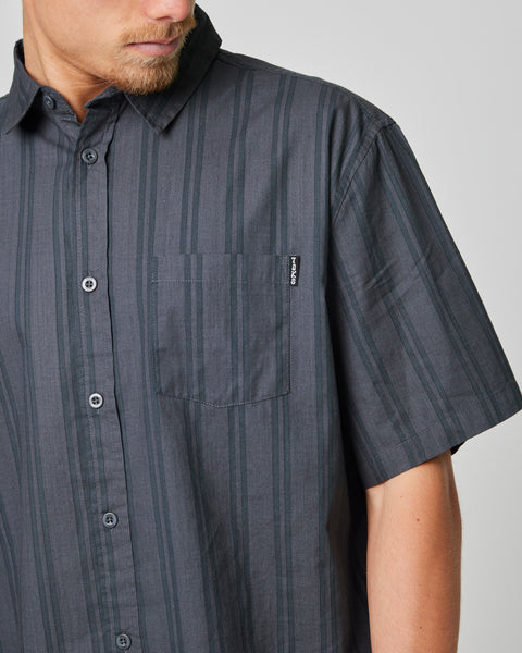 Camisa Gris Manga Corta Quarter