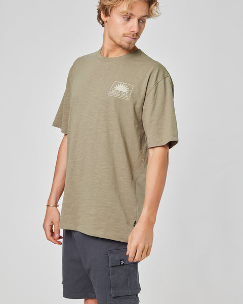 Polera Verde Hombre Manga Corta Sunday