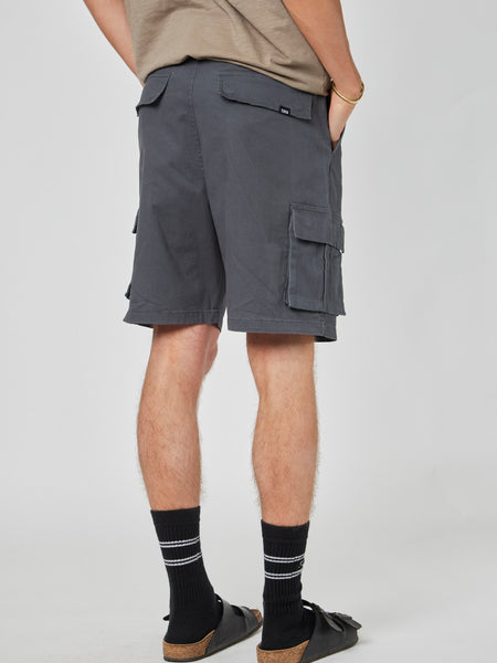 Short Azul Cargo Hombre
