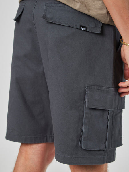 Short Azul Cargo Hombre