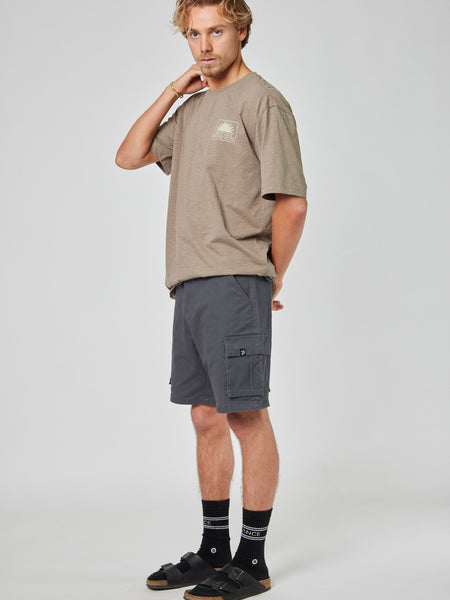 Short Azul Cargo Hombre
