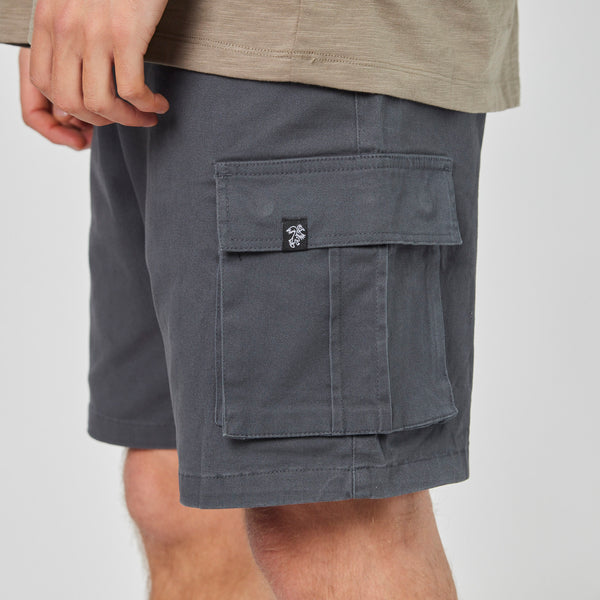 Short Azul Cargo Hombre