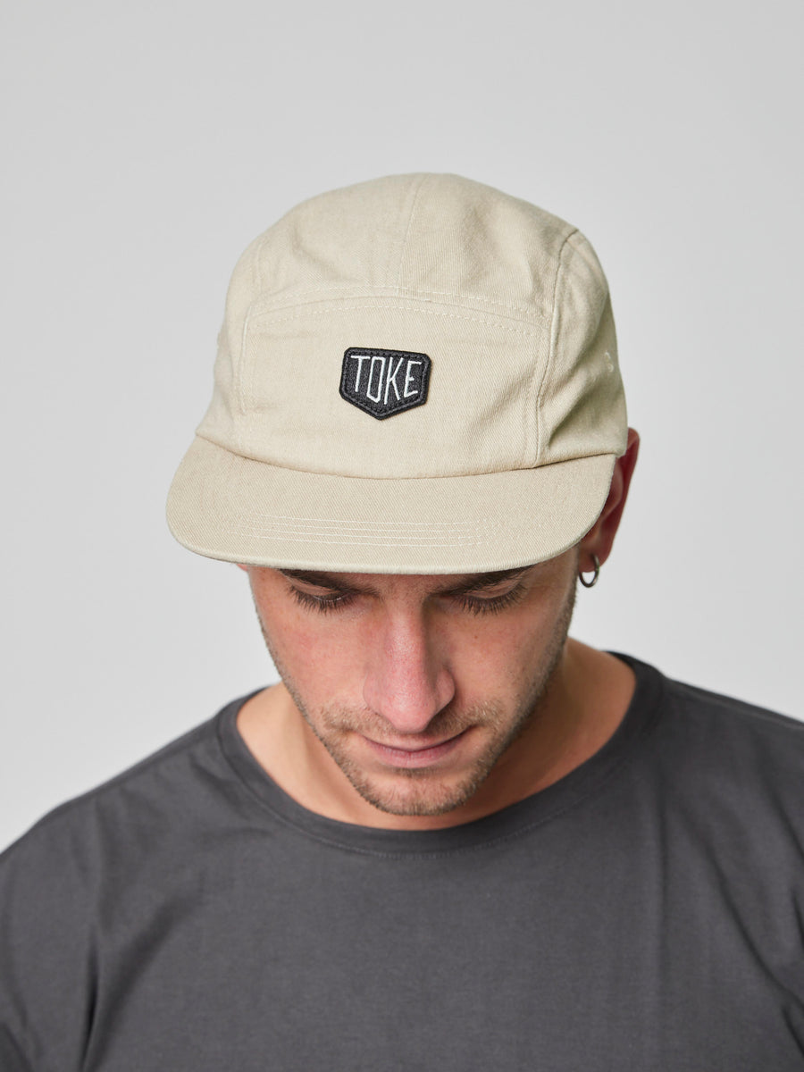 Jockey Beige Five Panel Toke