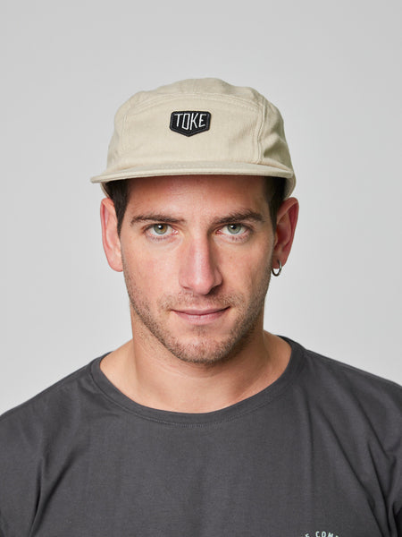 Jockey Beige Five Panel Toke