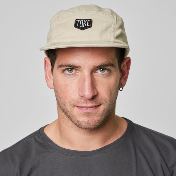 Jockey Beige Five Panel Toke
