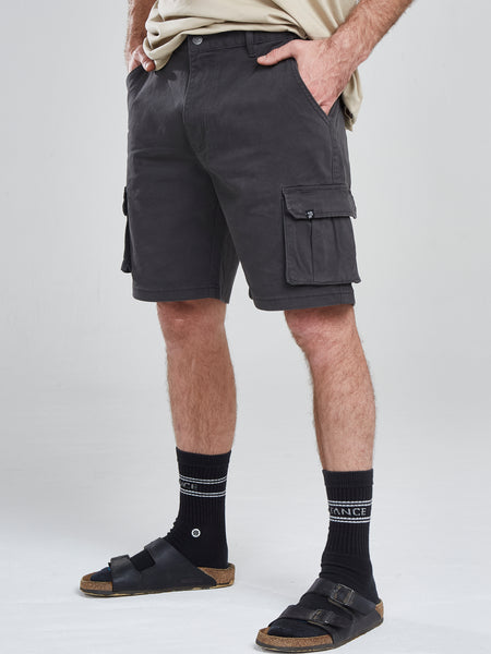 Short Hombre Cargo Gris