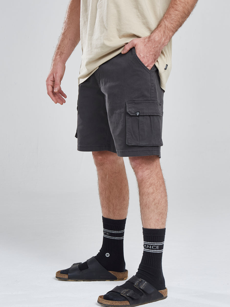 Short Hombre Cargo Gris