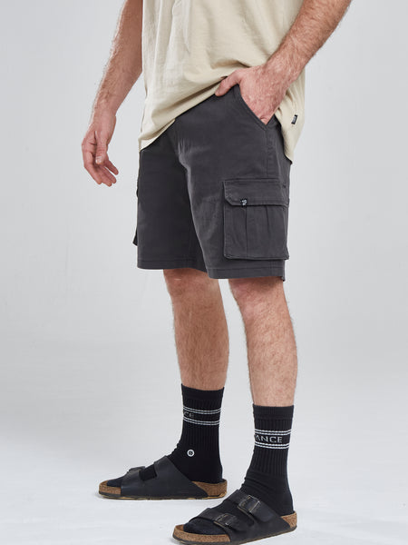 Short Hombre Cargo Gris