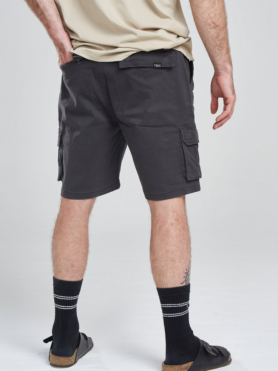 Short Hombre Cargo Gris