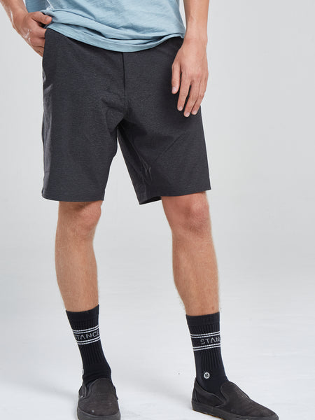 Short Hibrido Gris Oscuro