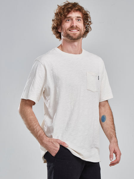 Polera Bolsillo Blanca