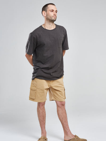Short Hombre Cargo Beige