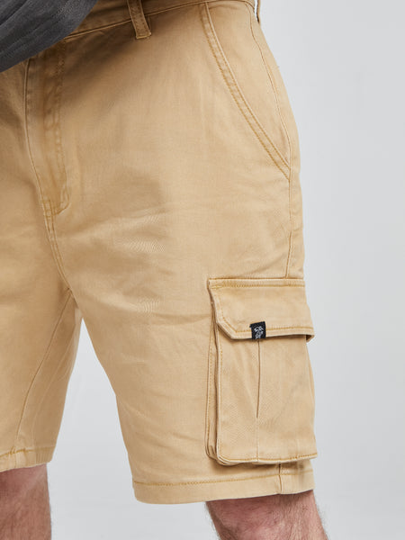 Short Hombre Cargo Beige