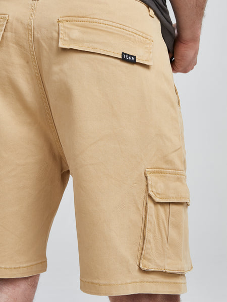 Short Hombre Cargo Beige