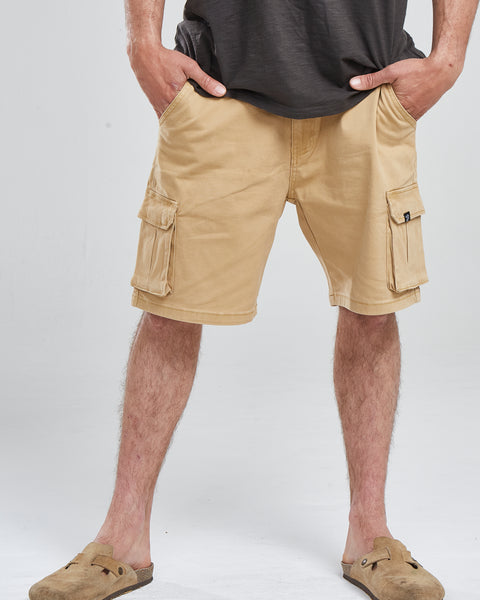 Short Hombre Cargo Beige