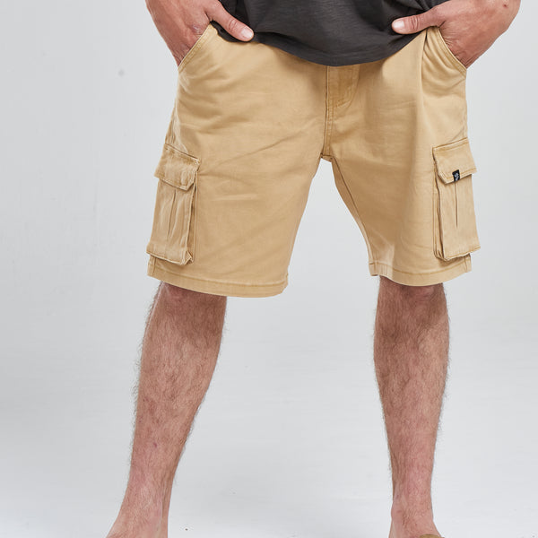 Short Hombre Cargo Beige