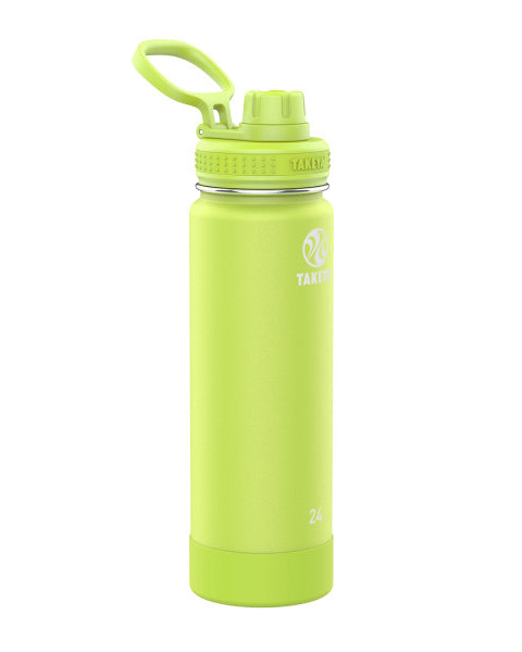 BOTELLA TÉRMICA TAKEYA 700ML ANTIGOTEO VERDE CLARO