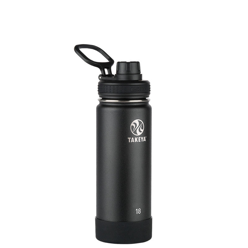 BOTELLA TAKEYA 530ML ANTIGOTEO NEGRA