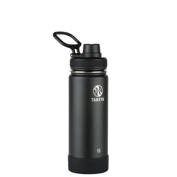 BOTELLA TAKEYA 530ML ANTIGOTEO NEGRA
