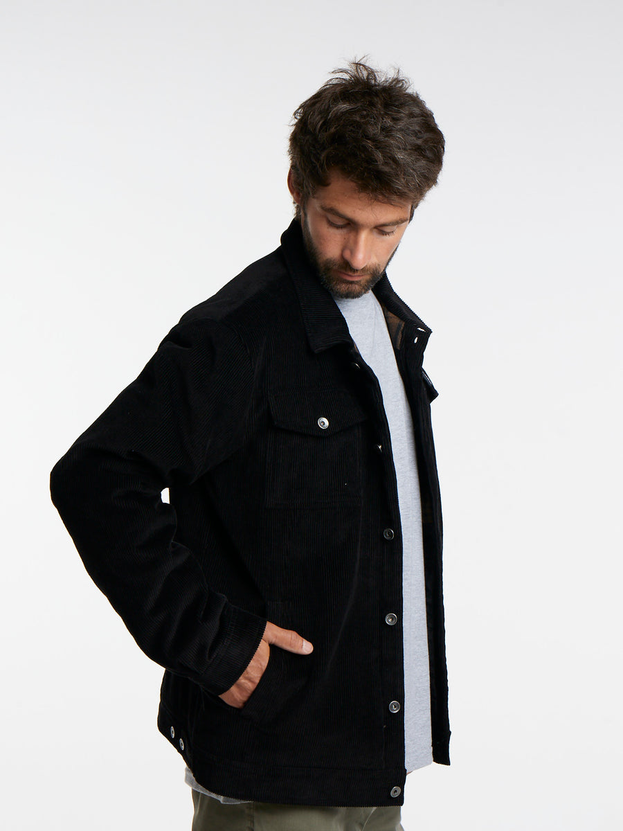 Chaqueta Cotele Negra Toke