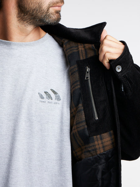 Chaqueta Cotele Negra Toke