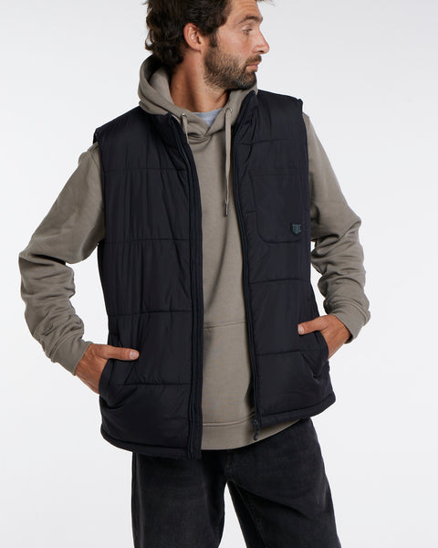 Chaqueta Sin Mangas Hombre Negra